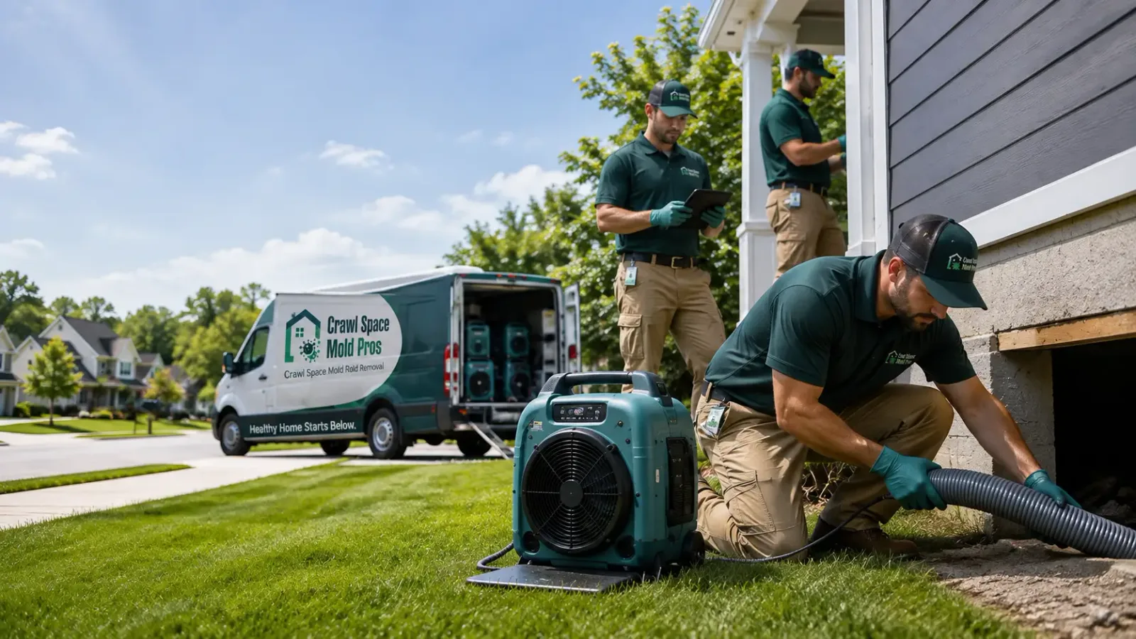Crawl Space Mold Removal in Stoneham, ME